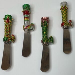 CHRISTMAS  SPREADERS (SET OF 4)